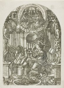Saint John on the Island of Patmos by Jean Duvet