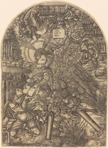 The Angel Gives Saint John the Book to Eat