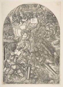 The Angel Gives Saint John the Book to Eat, from the Apocalypse by Jean Duvet