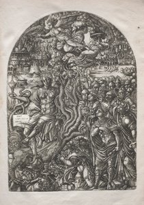 The Apocalypse: Babylon the Harlot, Seated on the Seven-headed Beast