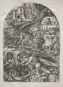 The Apocalypse: Satan Bound for a Thousand Years by Jean Duvet