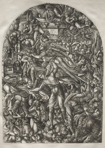 The Apocalypse: The Angel Sounding the Sixth Trumpet by Jean Duvet