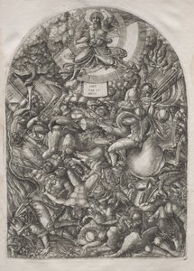 The Apocalypse: The Angel in the Sun Calling the Birds of Prey by Jean Duvet