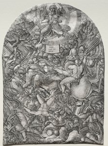 The Apocalypse: The Angel in the Sun Calling the Birds of Prey, 1500s by Jean Duvet