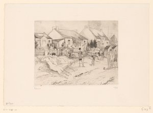 Resting Tennis Players on the Beach