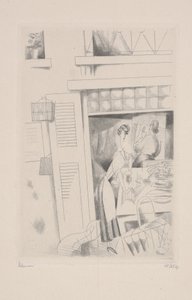 The Laundress by Jean Emile Laboureur