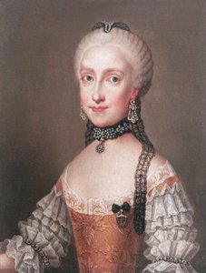 Infanta Maria Ludovica, daughter of Charles III of Spain and wife of Leopold II (1747-92) Holy Roman Emperor and grand-duke of Tuscany by Jean Étienne Liotard