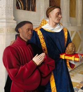 Étienne Chevalier with St. Stephen by Jean Fouquet