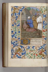 Job on the Dunghill, Book of Hours, 1450-1499