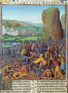 Victory of the Israelites over the Philistines, Illustration from 