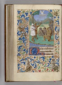 The Annunciation to the Shepherds, Book of Hours by Jean Fouquet