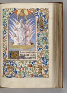The Assumption of the Virgin Book of Hours by Jean Fouquet
