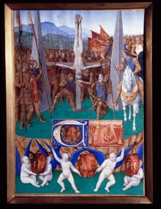 The martyrdom of Saint Peter, miniature from 