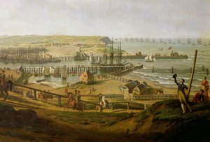 Napoleon Visiting the Camp at Boulogne in July 1804 (detail) by Jean Francois Hue