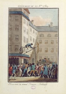 Events of the 22nd of October 1789: Hanging of a Man Named Francois, a Baker