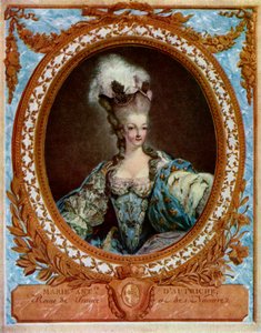Marie Antoinette 1755-1793, queen consort of King Louis XVI of France, 1777