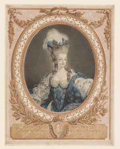 Portrait of Marie Antoinette by Jean Francois Janinet