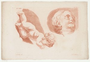 Toddler and Head of a Child (series title: Compositions with Human Body Parts)