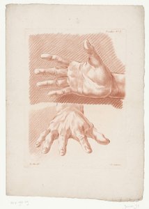 Two Hands (Compositions with Human Body Parts) by Jean Francois Janinet
