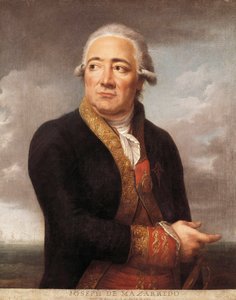 Portrait of Spanish Admiral Jose de Mazarredo Salazar by Jean Francois Marie Bellier