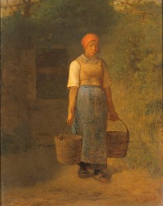 Girl Carrying Water by Jean Francois Millet