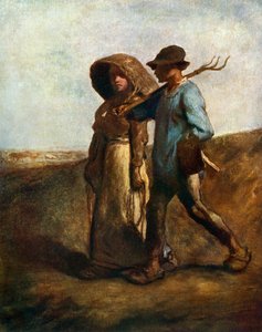 Going to Work by Jean Francois Millet