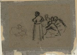 Group of Women by Jean Francois Millet