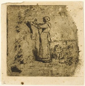 Peasant Resting by Jean Francois Millet
