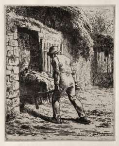Peasant Returning from the Manure Heap by Jean Francois Millet