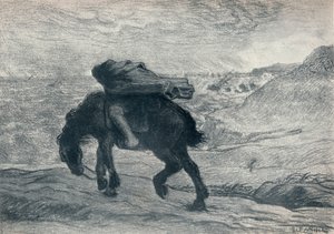 Phoebus et Boree by Jean Francois Millet
