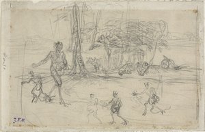 The Devil Sowing by Jean Francois Millet