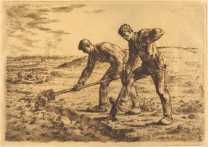 The Diggers by Jean Francois Millet