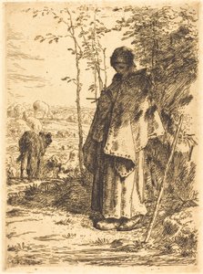 The Large Shepherdess by Jean Francois Millet