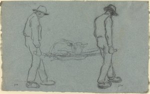 The Newborn by Jean Francois Millet
