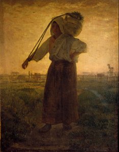 The Return of the Fields by Jean Francois Millet