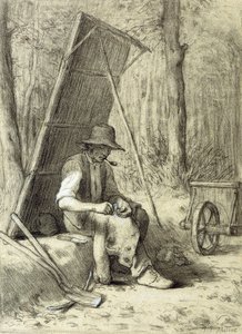 The Road Mender by Jean Francois Millet