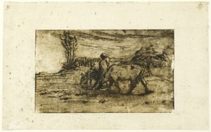 The Two Cows by Jean Francois Millet