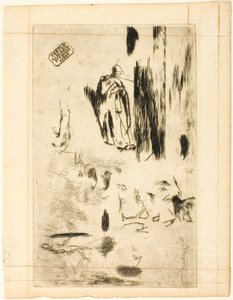 Various Sketches by Jean Francois Millet