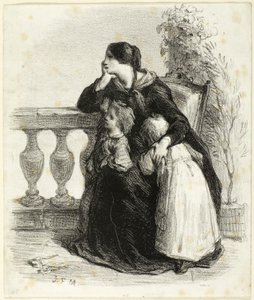Where Can He Be? by Jean Francois Millet