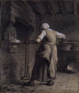 Woman Baking Bread