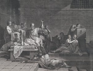 The Death of Socrates by Jean François Pierre Peyron