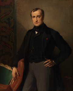 The Painter Paul Delaroche by Jean Francois Portaels