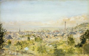 Honfleur, View of the Cote de Grace by Jean Francois Raffaelli