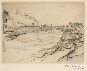 La Seine, à Asnières by Jean Francois Raffaelli