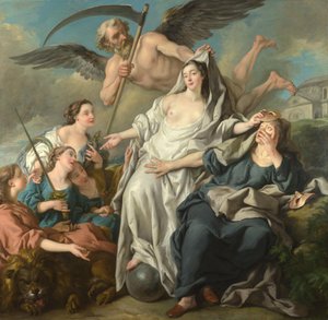 Time Unveiling Truth by Jean François de Troy