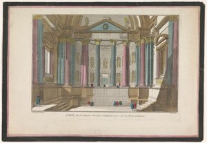View of the Interior of a Roman Building