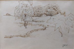 Trees and Groves near Vichy by Jean Francois Millet