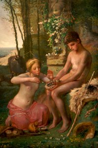Spring (Daphnis and Chloe) by Jean Francois Millet