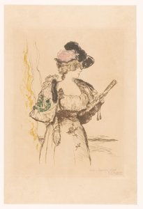 Lady with Fan