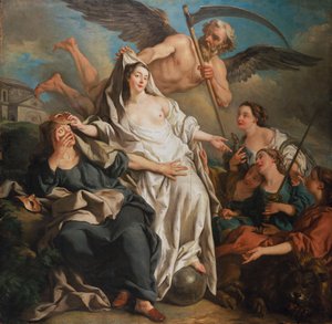 Time Unveiling Truth by Jean François de Troy
